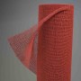 Bobina a rete in cotone grezzo - 50 Cm x 10 YD / Rosso
