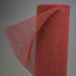 Bobina a rete in cotone grezzo - 50 Cm x 10 YD / Bordeaux