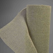 Bobina a rete in cotone grezzo - 50 Cm x 10 YD / Avana