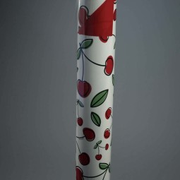 Bobina in PPL "Ciliegie" - 1x25 M / Rosso