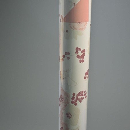 Bobina in PPL "Floral" - 1x25 M / Cipria