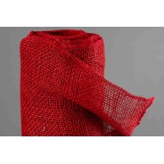 Bobina di Juta naturale - 60 CM x 9 M / Rosso