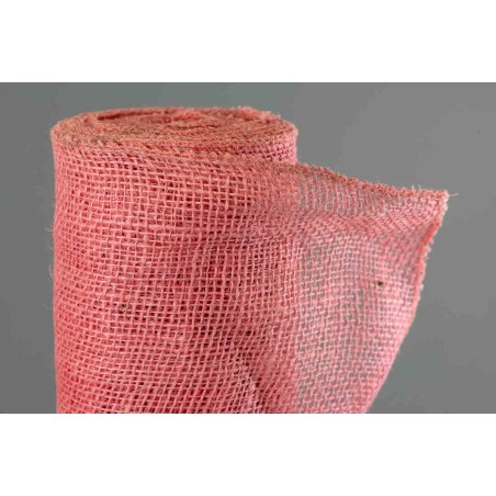 Bobina di Juta naturale - 60 CM x 9 M / Rosa chiaro