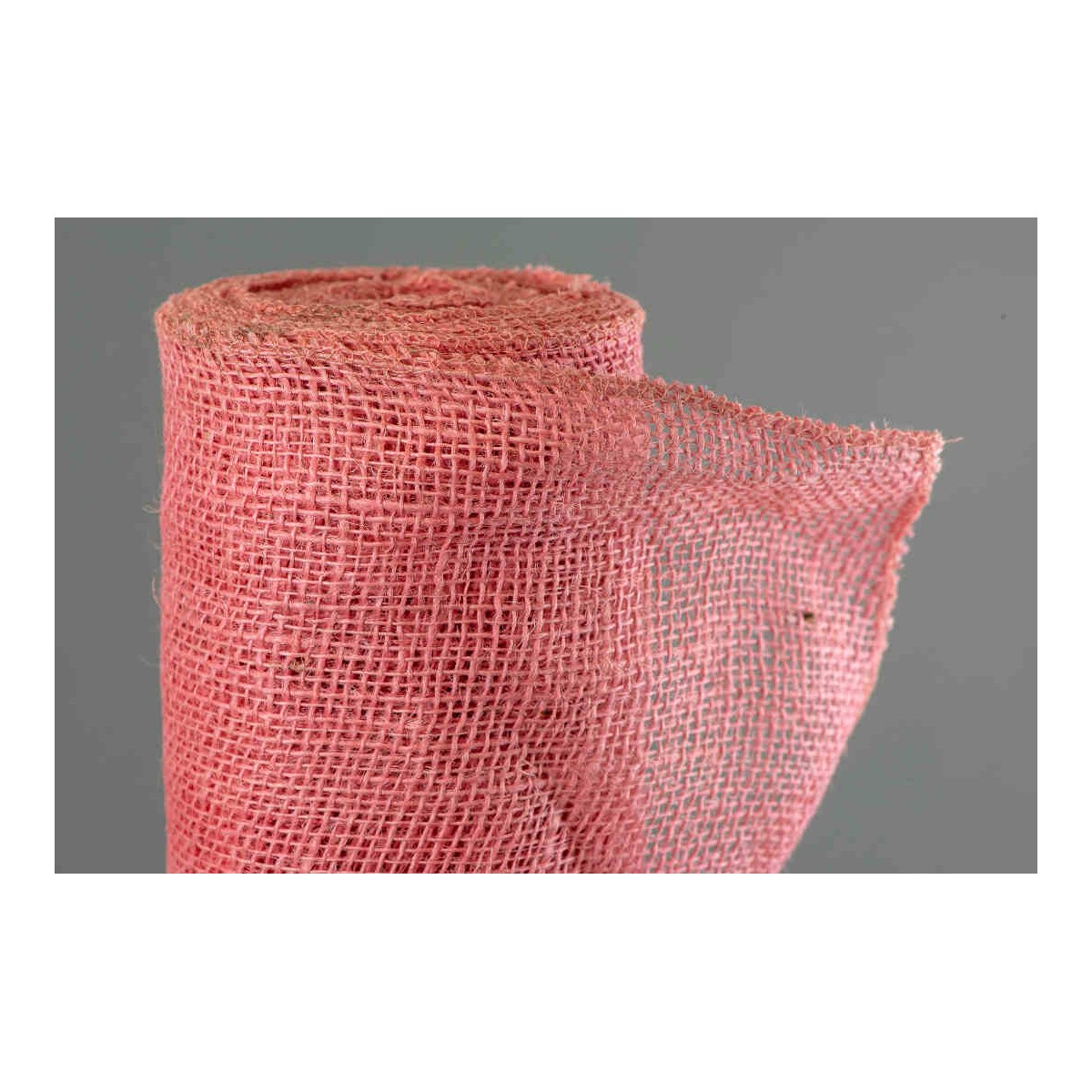 Bobina di Juta naturale - 60 CM x 9 M / Rosa chiaro