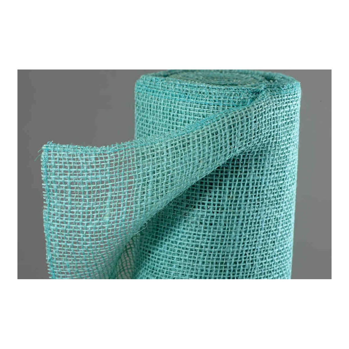 Bobina di Juta naturale - 60 CM x 9 M / Celeste