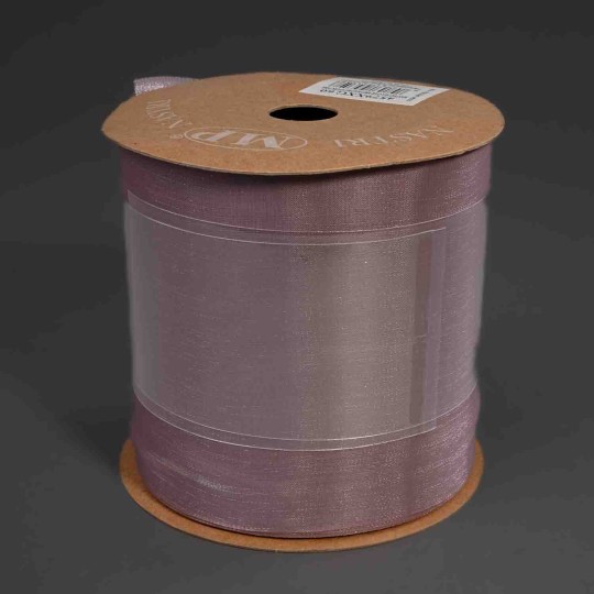 Nastro "Heloise" - 10 Cm x 25 M / Rosa scuro