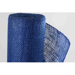 Bobina di Juta naturale - 60 CM x 9 M / Blu