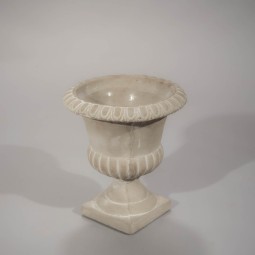 Coppa in cemento - 16x18 Cm / Grigio