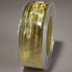 Nastro "Piattina" Lurex - 25 Mm x 20 M / Oro