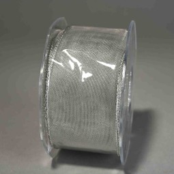 Nastro "Piattina" Lurex - 40 Mm x 20 M / Argento