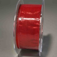 Nastro "Piattina" Lurex - 40 Mm x 20 M / Rosso