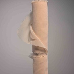 Runner "Chiffon" sfrangiato - 28 Cm x 3 M / Pesca