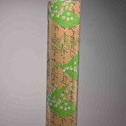 Bobina in carta - 1x25 M / Avana con Mughetto
