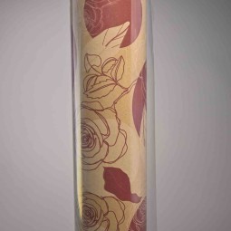 Bobina "Roseball" in carta politenata - 1x25 M / Avana