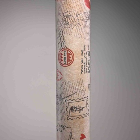 Bobina"Paper Fibra" - 75 Cm x 9 M / Naturale "Kiss"