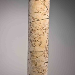 Bobina"Paper Fibra" - 75 Cm x 20 M / Naturale con Gipsofila