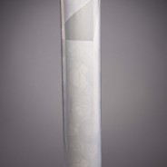 Bobina in PPL "Roses" - 1x25 M / Bianco