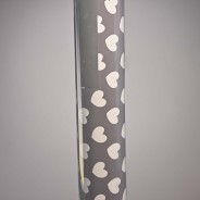 Bobina il PPL - 1x25 M / Grigio con cuori