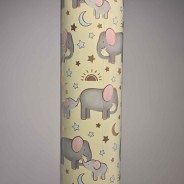 Bobina in carta "Elephants" - 70 Cm x 25 M / Crema