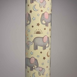 Bobina in carta "Elephants" - 70 Cm x 25 M / Crema