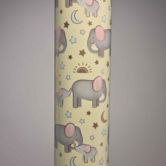 Bobina in carta "Elephants" - 70 Cm x 25 M / Crema