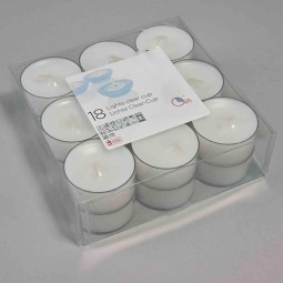 Tealight 18 Pezzi - 38,5x18 Mm / Bianco
