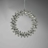 Decorazione "Diamante" da appendere - 16 Cm / Grigio