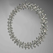 Decorazione "Diamante" da appendere - 20 Cm / Grigio