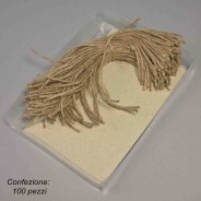 Cartellino "Tag" 100 Pezzi - 5x8,5 Cm / Beige