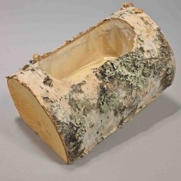 Portavaso in corteccia - 18 Cm / Naturale