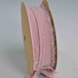 Nastro "Organdy" - 30 Mm x 10 M / Rosa scuro