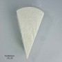 Coni portariso in carta riciclata  25 Pezzi - 19x10,5 Cm / Bianco