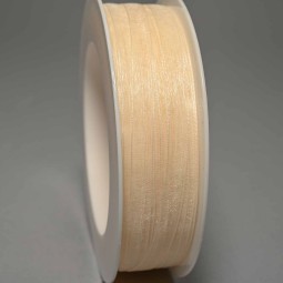 Nastro "Organza" - 7 Mm x 50 M / Crema