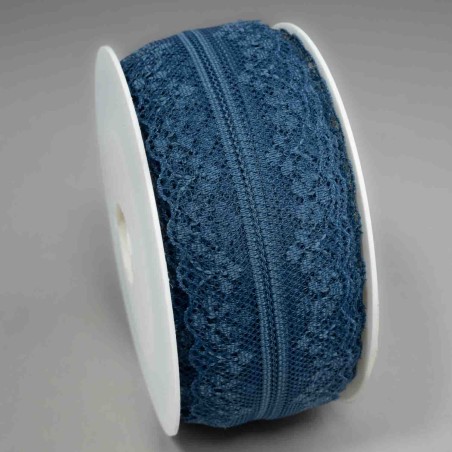 Nastro "Pizzo" - 36 Mm x 15 M / Celeste