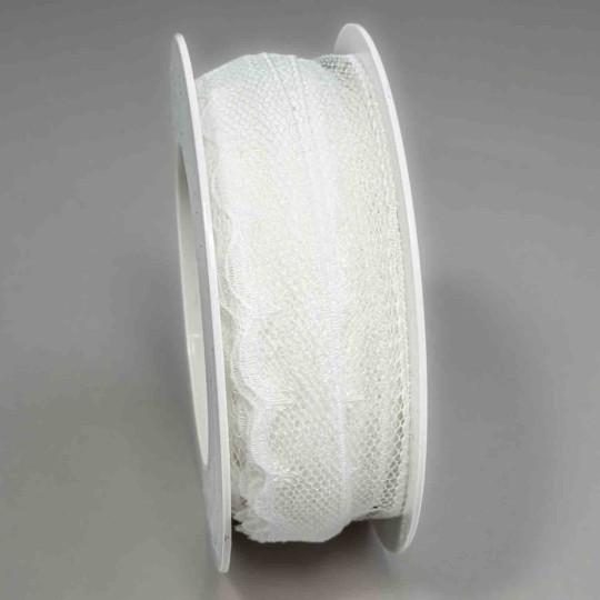 Nastro "Pizzo" - 15 Mm x 18 M / Bianco