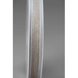 Nastro "Lino" - 10 Mm x 20 M / Bianco