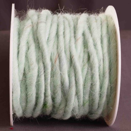 Nastro lana e juta - 5 Mm x 10 M / Verde Menta