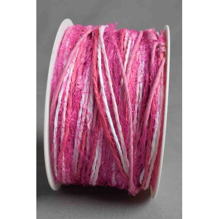 Nastro in Corda - 15 Mm x 12 M / Fucsia