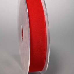 Nastro in velluto - 25 Mm x 15 M / Rosso