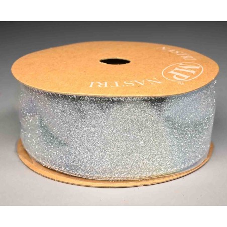 Nastro "New Year" - 38 Mm x 10 M / Argento