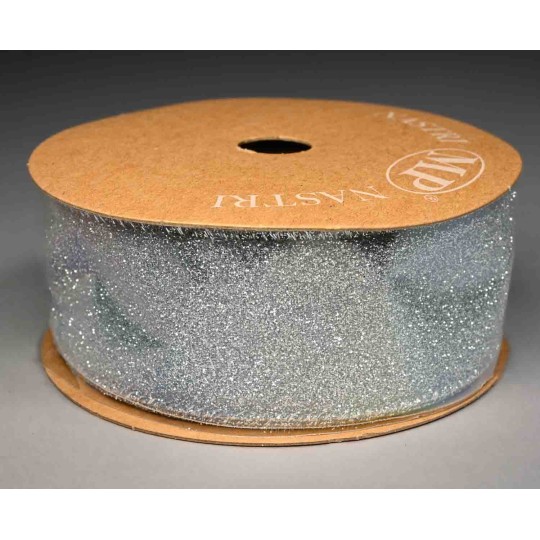 Nastro "New Year" - 63 Mm x 10 M / Argento