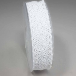 Nastro "Merletto" - 25 Mm x 8 M / Bianco