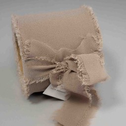 Nastro "Chiffon" - 70 Mm x 10 M / Beige