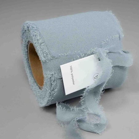 Nastro "Chiffon" - 70 Mm x 10 M / Azzurro