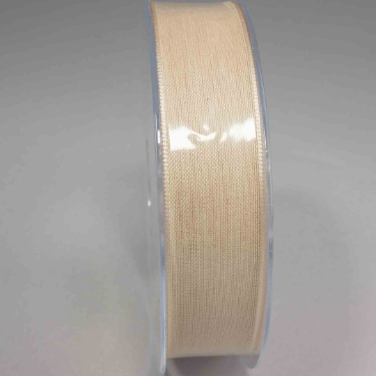 Nastro "Cotone Henry" - 25 Mm x 25 M / Nocciola