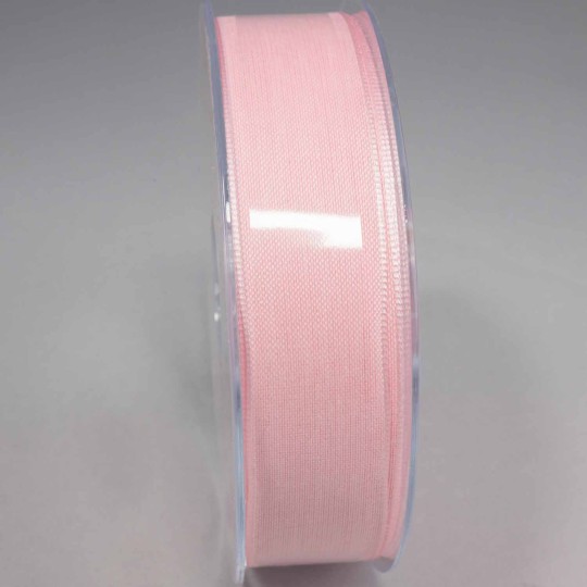 Nastro "Cotone Henry" - 25 Mm x 25 M / Rosa perla