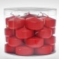 Candele galleggianti 50 MM vari colori - Confezione 28 pezzi - Rosso