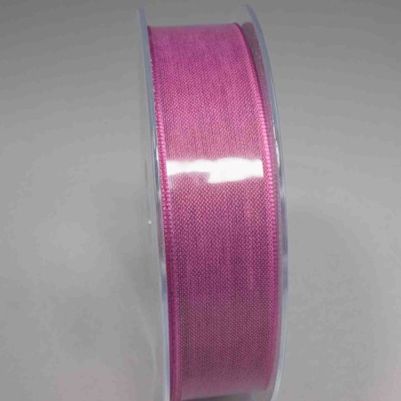 Nastro "Cotone Henry" - 25 Mm x 25 M / Ciclamino