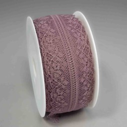 Nastro "Pizzo" - 36 Mm x 15 M / Malva