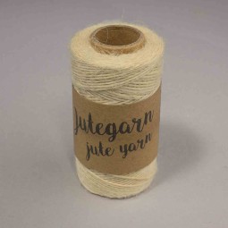 Cordino in juta - 1 Mm x 100 M / Bianco